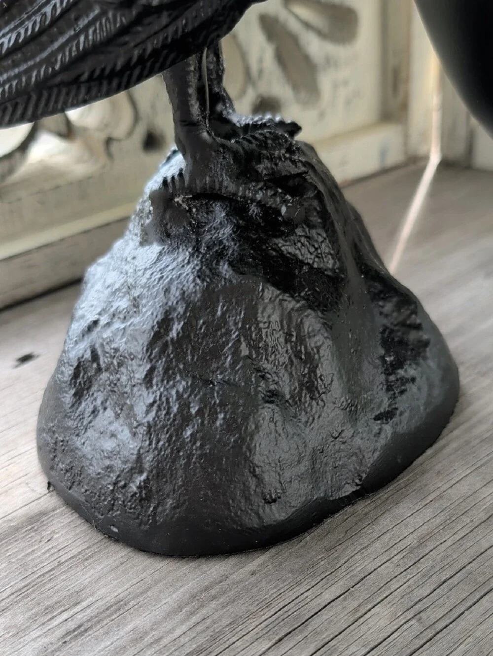 Black Raven Decorative Bowl Sculpture - Home Accents